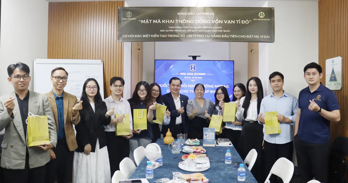 BUỔI GẶP GỠ VÀ TRAO ĐỔI VỚI ĐỘI NGŨ THỰC TẬP SINH META KING ATTORNEY (MKA) – HÀNH TRÌNH KHƠI NGUỒN TRI THỨC & ĐỊNH HƯỚNG TƯƠNG LAI