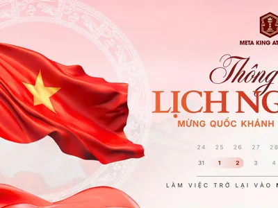 THÔNG BÁO LỊCH NGHỈ LỄ QUỐC KHÁNH 02/09/2026