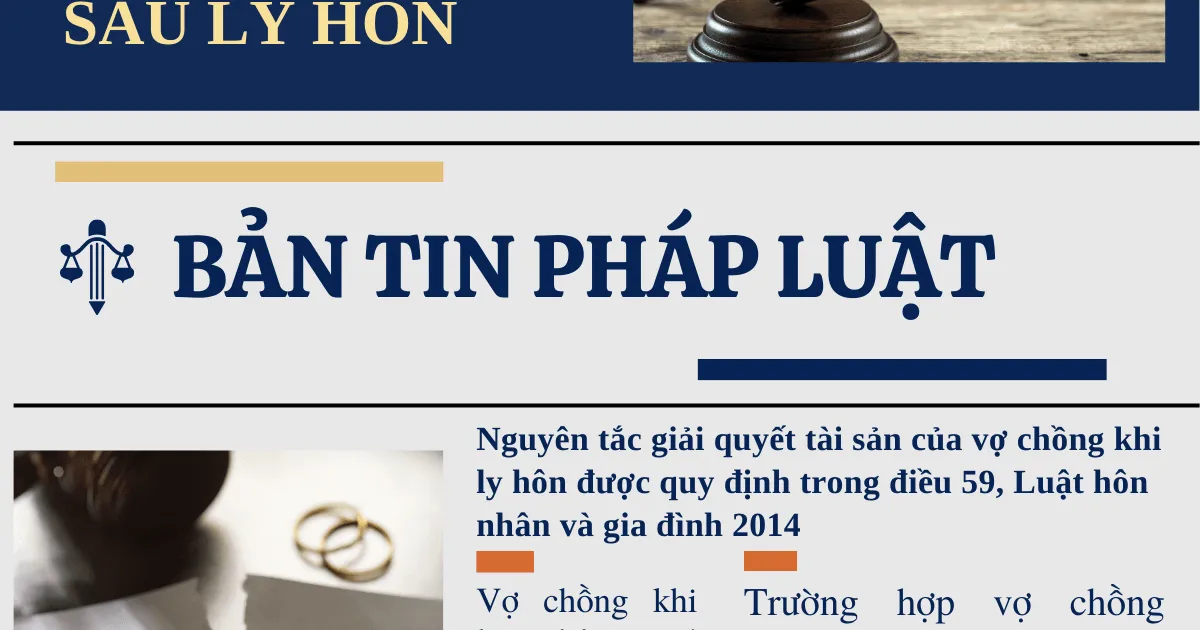 Giải quyết tài sản của vợ chồng sau ly hôn